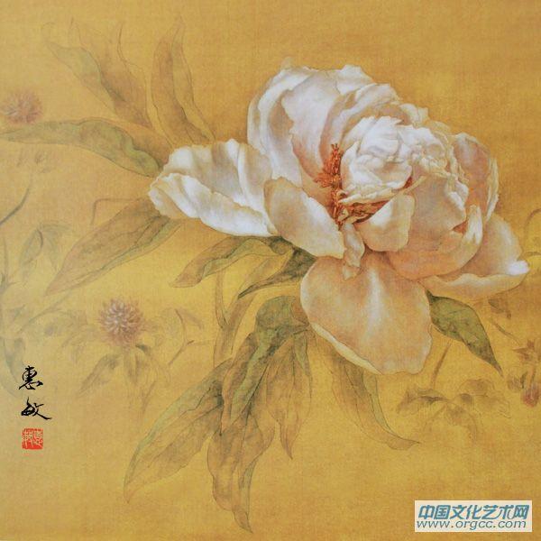 画家吴惠敏工笔花鸟作品7