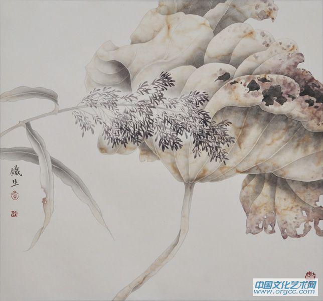 画家索铁生花鸟作品