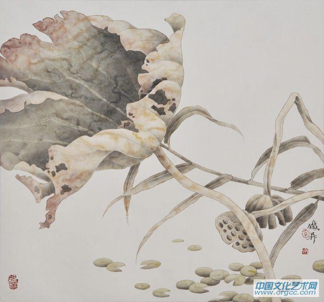 画家索铁生花鸟作品