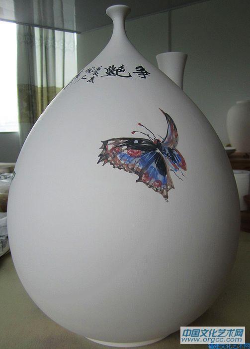 吴德才画瓷作品