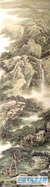 山水條屏1