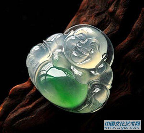 翡翠玉佛挂件