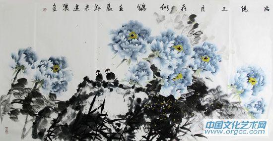 蓝牡丹
