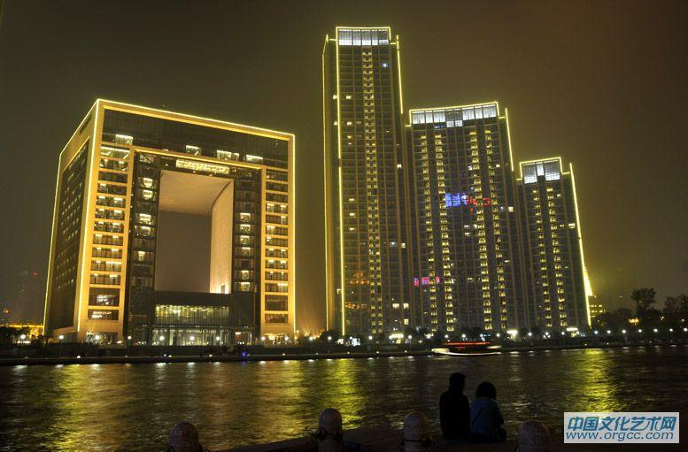 海河夜景