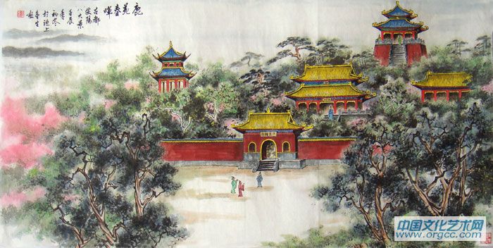 安阳八大景之一   鹿苑春晖