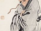 一苇渡江图约1892年作