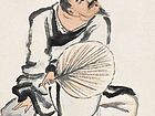 人物屏之望福图1918年作