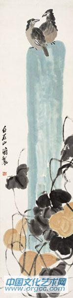 葫芦双鸟图 1926年作