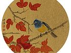 画家郭伊滨花鸟作品