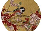 画家郭伊滨花鸟作品