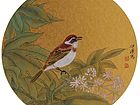 画家郭伊滨花鸟作品