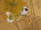 画家郭伊滨花鸟作品《波面出仙妆》