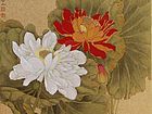 画家郭伊滨花鸟作品