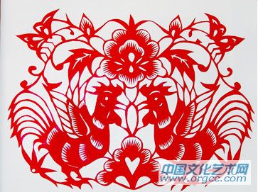 潍坊站  潍坊文化  正文 高密剪纸是山东省高密市民间艺术"三绝"之一.