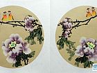 画家柴新胜扇面花鸟作品《册页5-9》