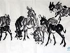 画家常恒茂作品《八骏图》