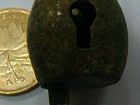 中国古董鼓型老铜锁