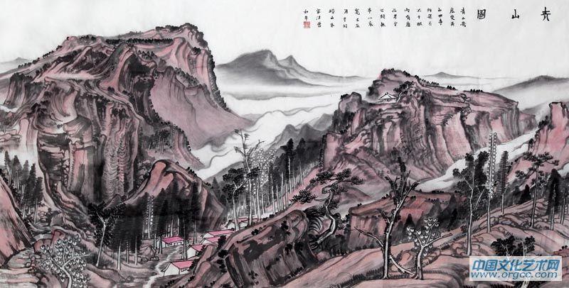 曹和平山水畫作品