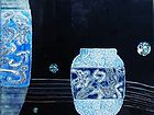 武夏红漆画作品