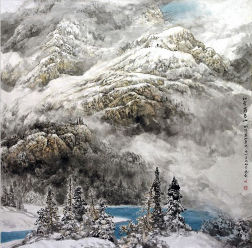 初雪落基山——世界名山系列之一