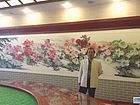 张蛟生巨幅牡丹图