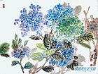 画家刘元红花鸟作品