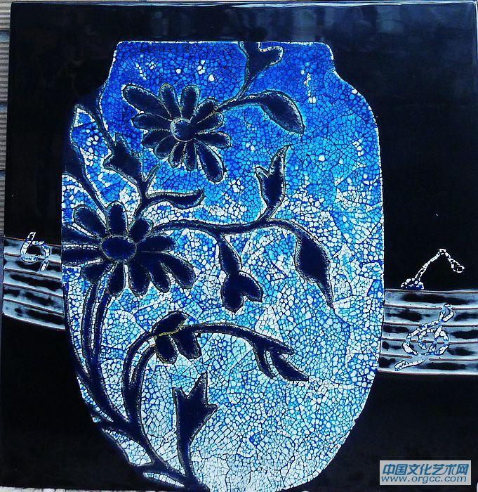 武夏红漆画作品