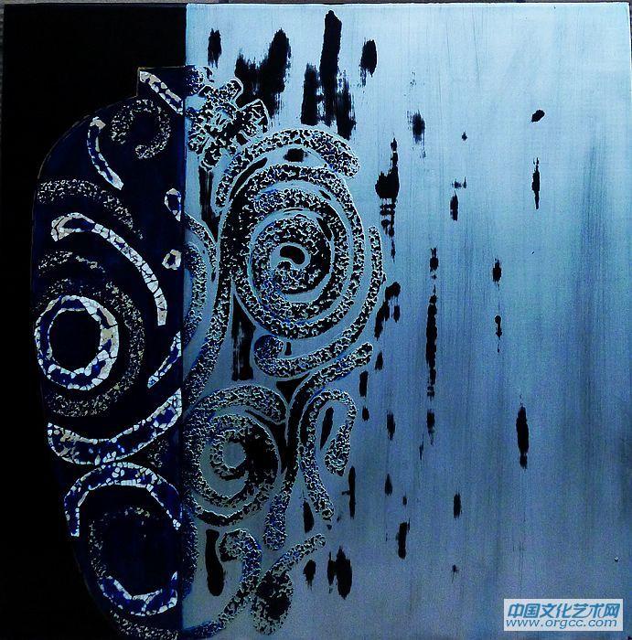武夏红漆画作品