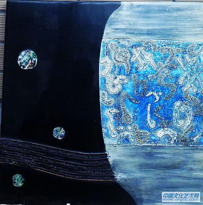 武夏红漆画作品