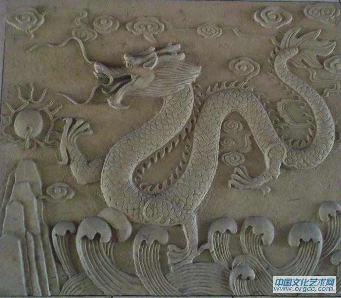 龙壁雕刻6