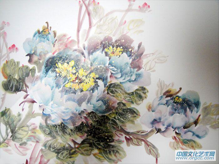 画家刘元红花鸟作品