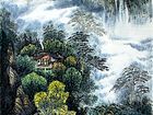 画家闫秀伶山水作品《时有幽花一树明》
