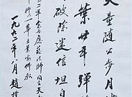 40-7赵朴初书法
