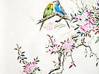 《桃花鹦鹉》