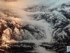 画家李颠焦墨山水作品