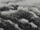 画家李颠焦墨山水作品