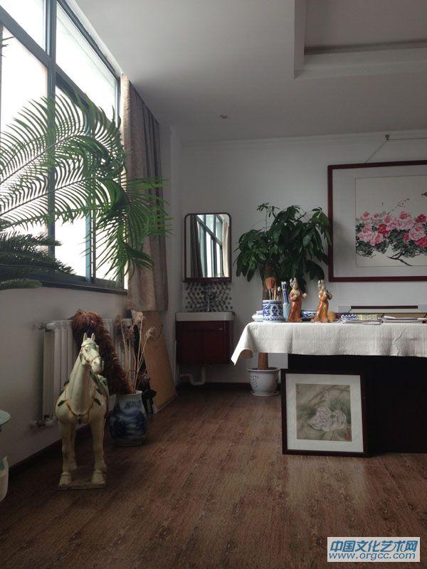 画家常丽霞工作画室