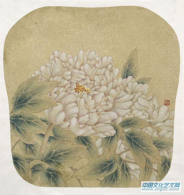 画家常丽霞工笔牡丹作品
