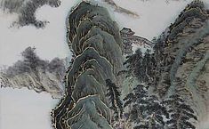 杨洪春山水国画<b>艺术欣赏</b>