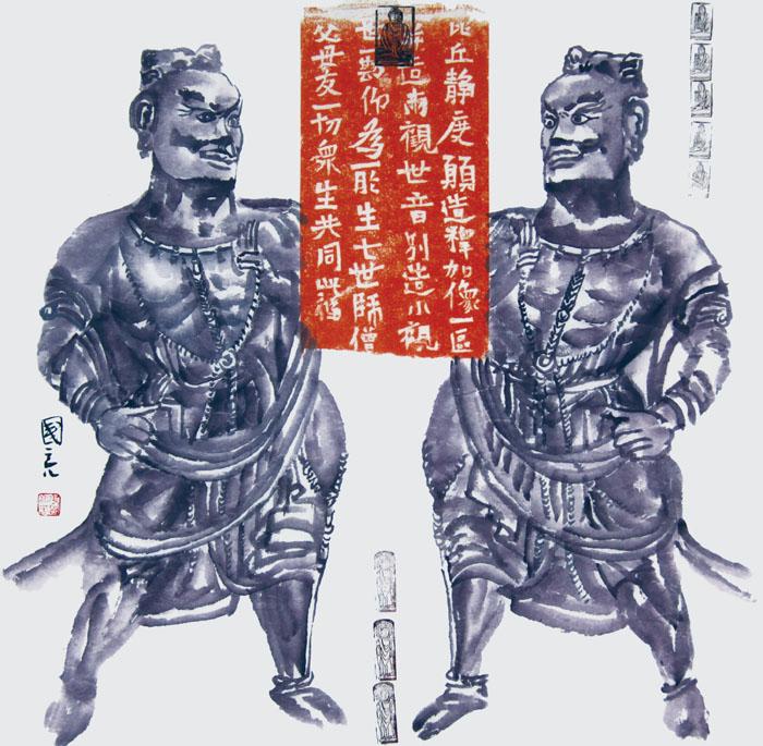 画家张国亮人物作品