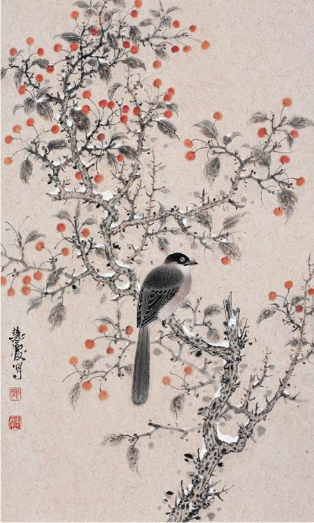 郭慧庆花鸟画