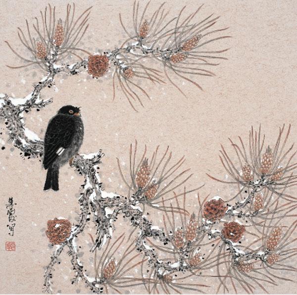 郭慧庆花鸟画