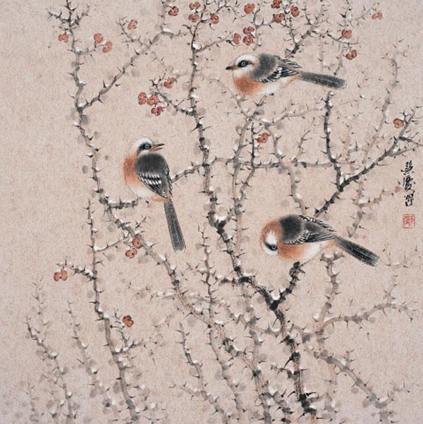 郭慧庆花鸟画
