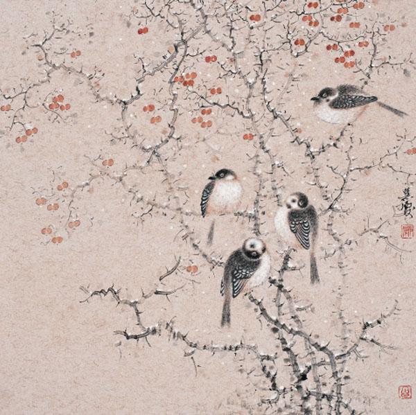 郭慧庆花鸟画