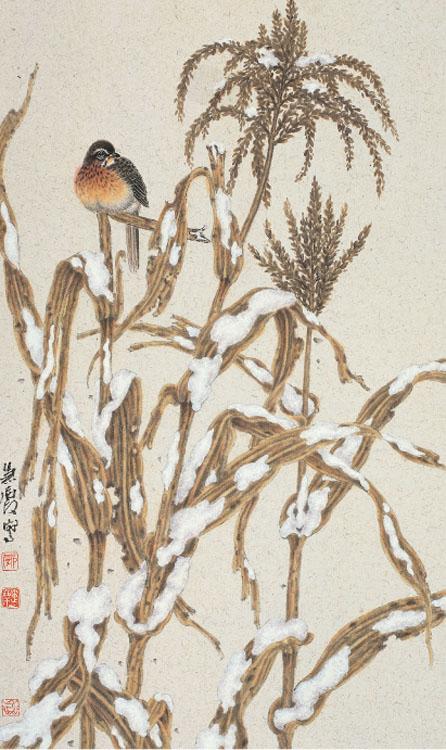 郭慧庆花鸟画