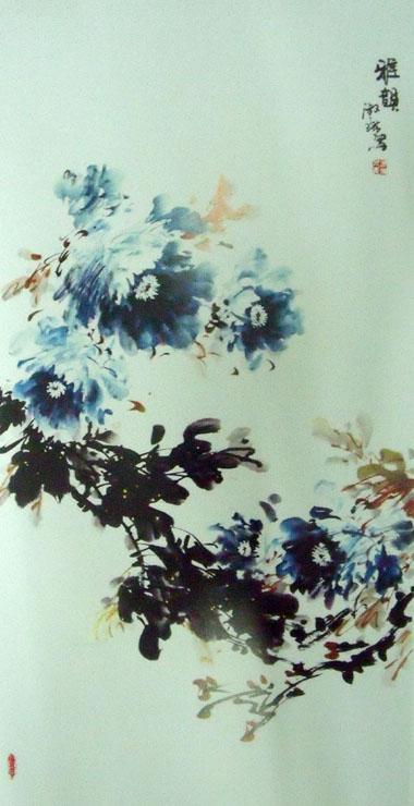 画家郝淑琳花鸟作品《雅韵》