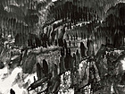 画家张国亮山水作品《龙门山色长卷二（局部之三）》