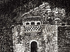 画家张国亮山水作品《龙门石窟写生系列之二十三》