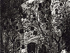 画家张国亮山水作品《龙门石窟写生系列之十八》