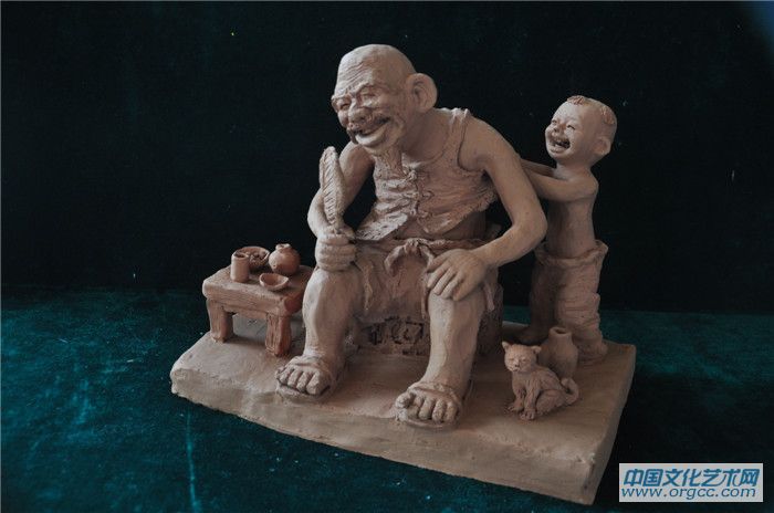 中国泥塑大师张振福作品欣赏